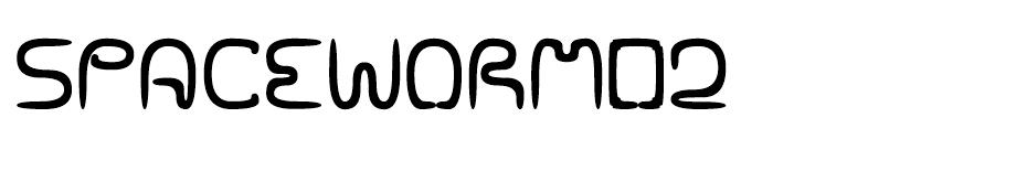 SPACEWORM02 font