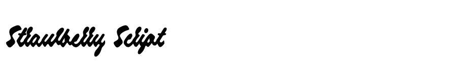 Strawberry Script font