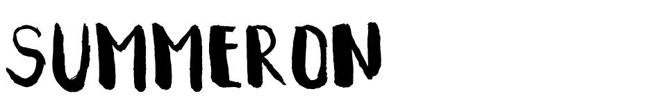 Summeron Font font