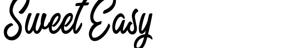 Sweet Easy font