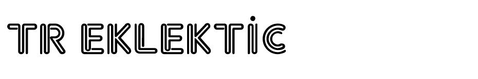 TR Eklektic font