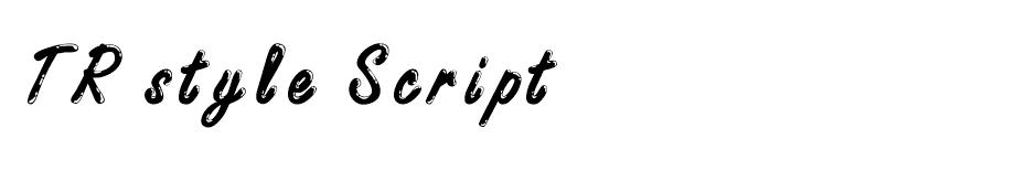 TR Freestyle Script Bold font