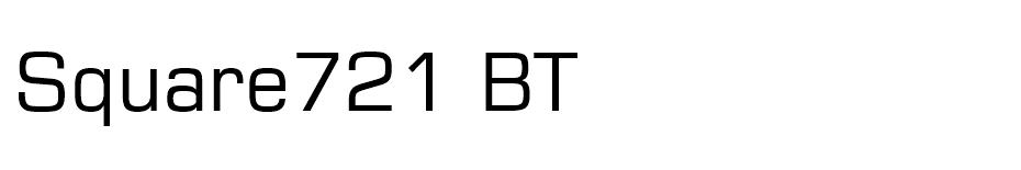 Square721 BT font