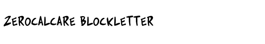 Zerocalcare Font font