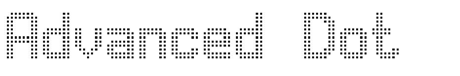 Advanced Dot Digital-7 font