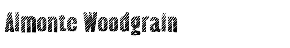 Almonte Woodgrain  font