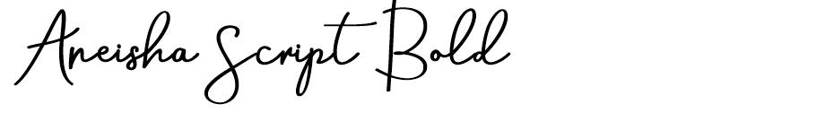 Aneisha Script font