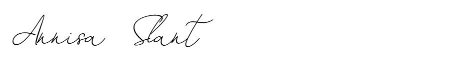 Annisa  font