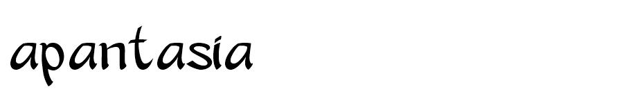 Apantasia  font