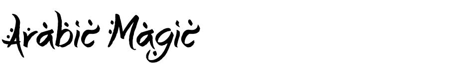 Arabic Magic font