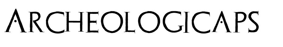 Archeologicaps font