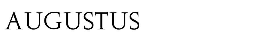 Augustus font