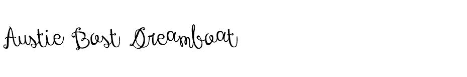 Austie Bost Dreamboat  font