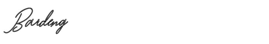 Bardeng font