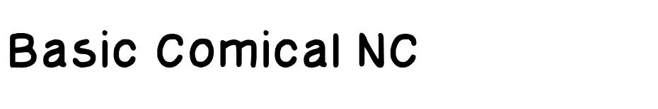 Basic Comical NC font