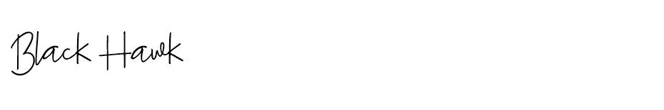 Black Hawk font