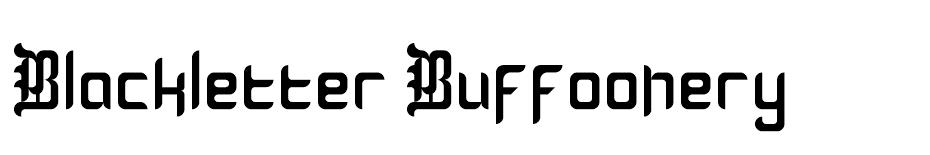 Blackletter Buffoonery font