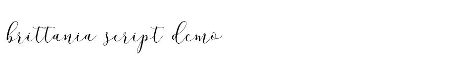 Brittania Script font