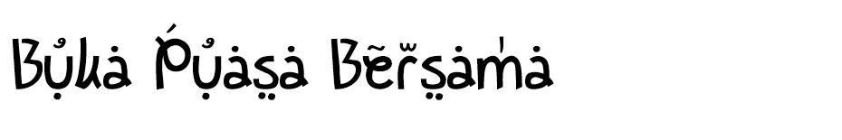 Buka Puasa Bersama font