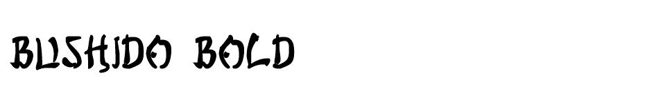 Bushido font