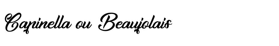 Capinella ou Beaujolais font