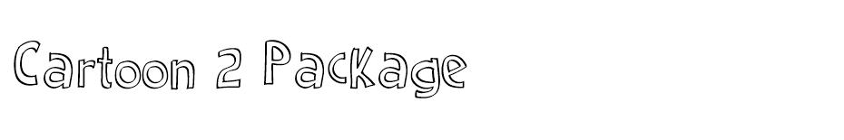 Cartoon 2 Package font