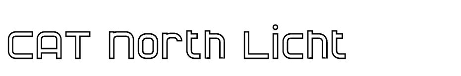 CAT North Licht font