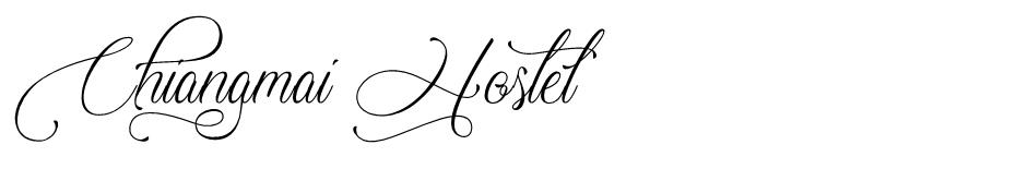Chiangmai Hostel font