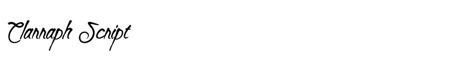 Clarraph Script font