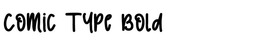 Comic Type font
