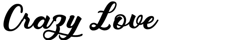 Crazy Love font