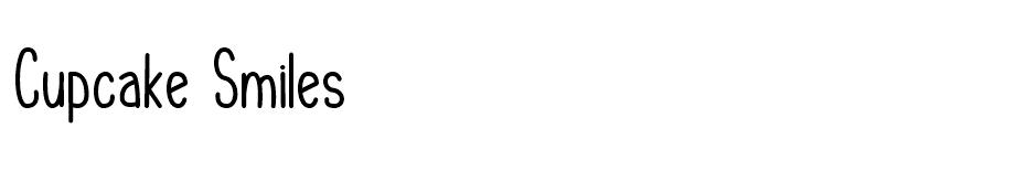Cupcake Smiles  font