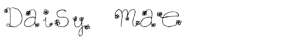 Daisy Mae font