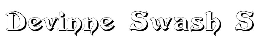 Devinne Swash font