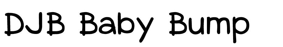 DJB Baby Bump  font