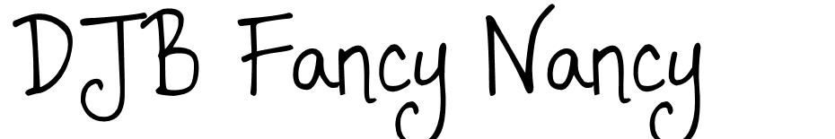 DJB Fancy Nancy font