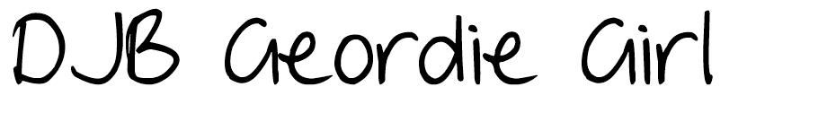 Geordie Girl  font