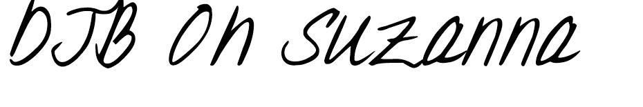 DJB Oh Suzannah  font