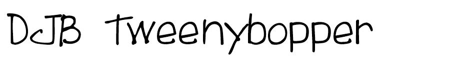 DJB Tweenybopper font