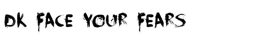 Face Your Fears font