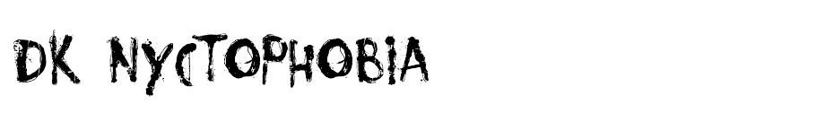 Nyctophobia font