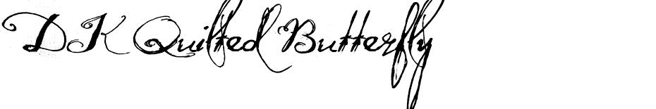 Quilted Butterfly font