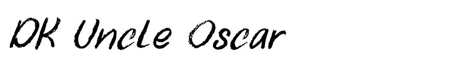 DK Uncle Oscar font