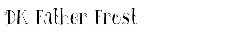 DK Father Frost font