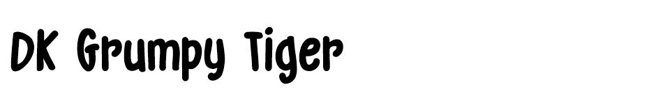 DK Grumpy Tiger font