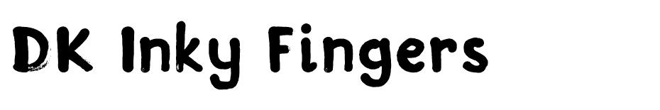 DK Inky Fingers font