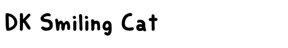 DK Smiling Cat font