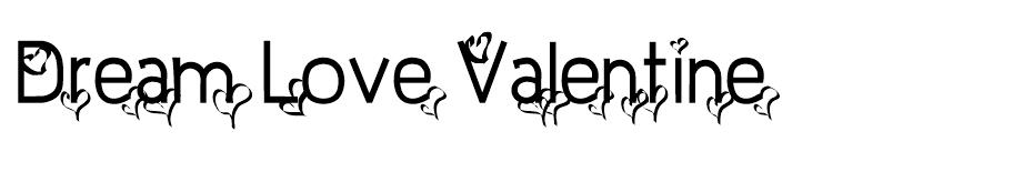 Dream Love Valentin font