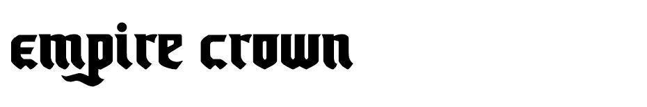 Empire Crown font