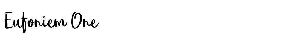 Eufoniem font